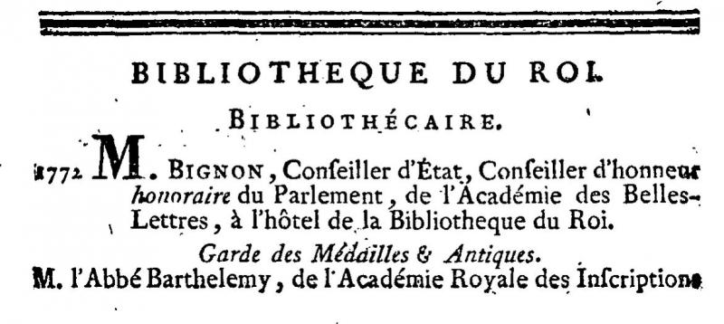 Almanach royal 1784